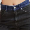 JCS-06 TWO-TONE BLACK JEANS - Image 5